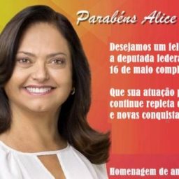 Ganduenses parabenizam a Deputada Alice Portugal pelo seu aniversário
