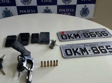 Polícia desmantela quadrilha que cometeria assaltos em Governador Mangabeira