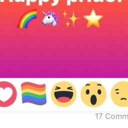 Facebook ganha botão de reação de arco-íris