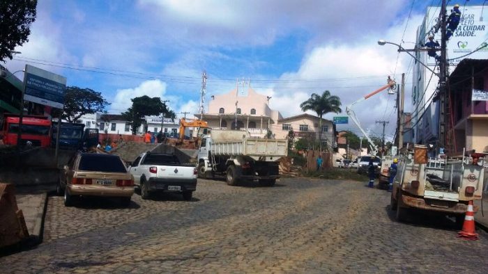 Gandu: Prefeitura retoma as obras de reforma da Praça São José