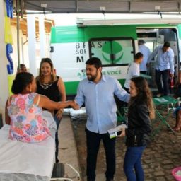 Secretaria realiza feira de saúde com diversos atendimentos à comunidade.