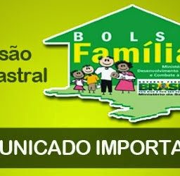 Prefeitura de Gandu – Comunicado aos Beneficiários do Bolsa Família