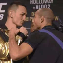 Aldo e Holloway fazem encarada tensa antes de revanche no UFC 218