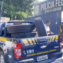 PRF e PF desarticulam quadrilha de roubo de pneus que atuava em rodovias da Bahia