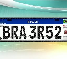 Novo modelo de placa de carro, com chip, começa a valer em 2018