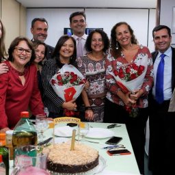 Bancada do PCdoB comemora aniversário de Alice Portugal