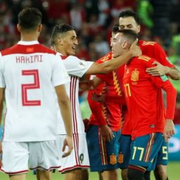 Espanha empata com Marrocos e enfrentará a Rússia nas oitavas