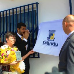 Homenagens e inauguração marcam a festa de 60 anos de Gandu.