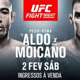 José Aldo e Renato Moicano se enfrentam na luta coprincipal do UFC em Fortaleza