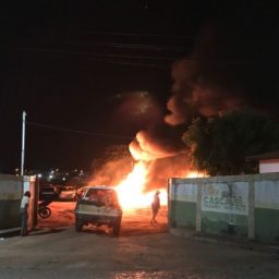 Criminosos incendeiam creche e mais uma subestação de energia no Ceará