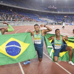 Brasil é campeão mundial do revezamento 4×100 no Japão