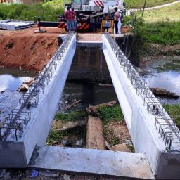 Prefeitura de Gandu inicia obra de construção da nova ponte
