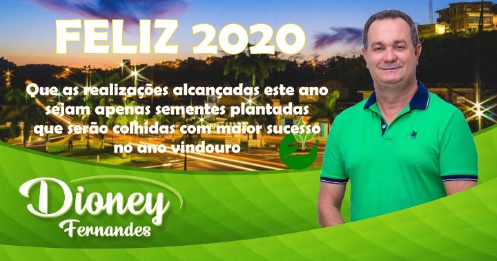 Mensagem de Ano Novo de Dioney à toda população de Teolândia