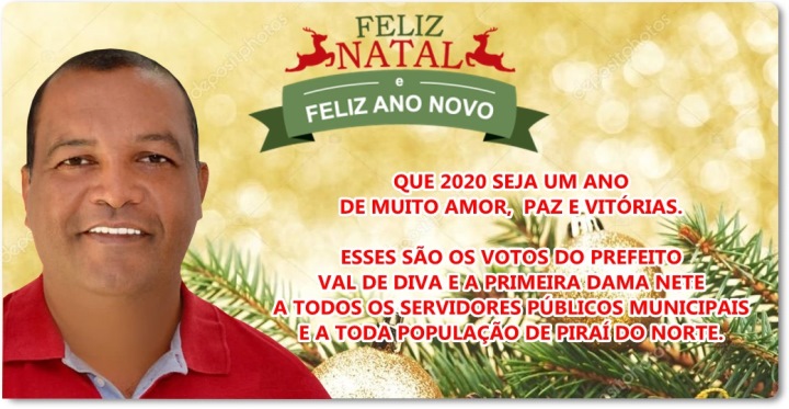 Notícia - MENSAGEM DE NATAL E ANO NOVO À POPULAÇÃO VARGENSE