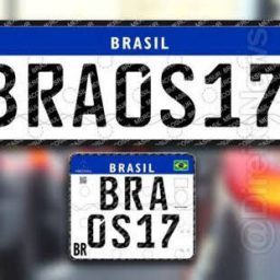 Novo modelo de placa do MERCOSUL será obrigatório a partir de 31 de janeiro