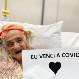 Idosa de 95 anos tem alta médica após se recuperar da Covid-19 em Salvador: “Eu venci”