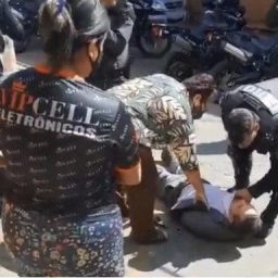 Justiça manda prender tenente filmado ao agredir advogado em calçada de Goiânia