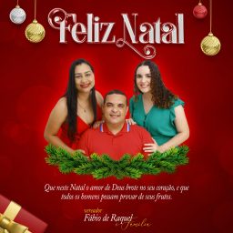 Mensagem de Natal do Vereador Fábio de Raquel à toda comunidade ganduense