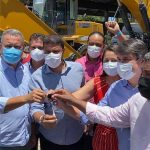 Presidente do CIAPRA Leonardo Cardoso, recebe maquinários para reconstrução de cidades do Baixo Sul