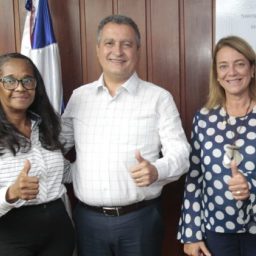 Filiada ao Republicanos, prefeita tem reunião com Rui e anuncia apoio a Jerônimo