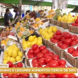 Preço de legumes e verduras aumenta cerca de 50% em 2022