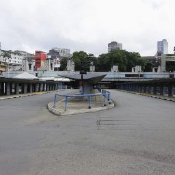 Salvador ficou sem ônibus neste domingo devido a paralisação dos Rodoviários