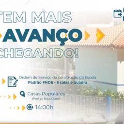AVISO DE PAUTA: Prefeito Léo assina 3 novas ordens de serviço nesta quinta-feira (9)