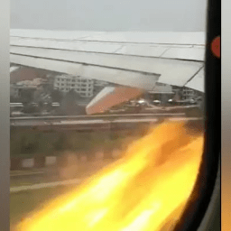 Piloto pousa avião em chamas com 185 pessoas na Índia