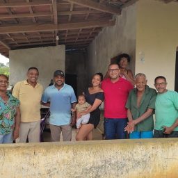 Fábio de Raquel participa de almoço com amigos e eleitores na zona rural de Gandu