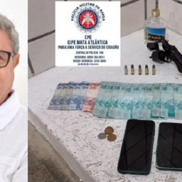 Estado de embriaguez: Vice-prefeito de Alcobaça é preso por porte ilegal de arma de fogo