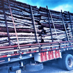 PRF apreende carga de madeira sem licença ambiental em Feira de Santana