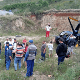 Helicóptero que transportava deputado Jonga Bacelar cai em Monte Santo