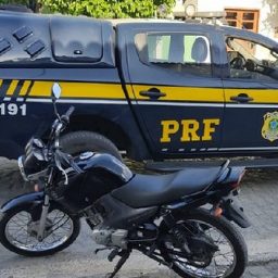 Moto roubada há mais de 10 anos é recuperada pela PRF na Bahia