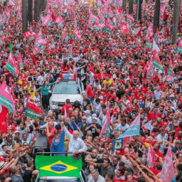 ‘Disseram que a gente não podia sair nas ruas, mais uma mentira deles’, diz Lula em Minas