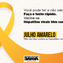 Sesab promove ações no “Julho Amarelo”, mês de luta contra hepatites virais