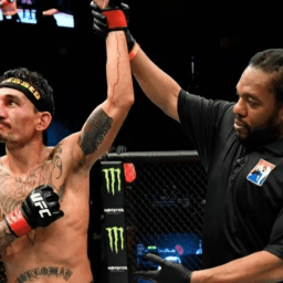 Max Holloway arranca nocaute brutal e aposenta Zumbi Coreano no UFC Singapura