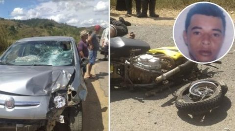 Motociclista morre em acidente na BA-650, entre Dário Meira e Itagibá