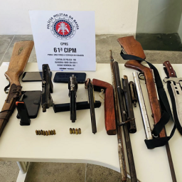 Ubaitaba: PM desarticula fábrica clandestina de armas, prende suspeito e apreende maquinário