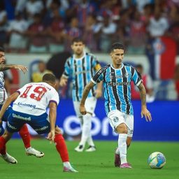 Bahia venceu o Grêmio por 1 a 0, na Arena Fonte Nova