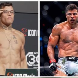 Caio Borralho questiona moral de Paulo Borrachinha no UFC: ‘Não merece estar no ranking’