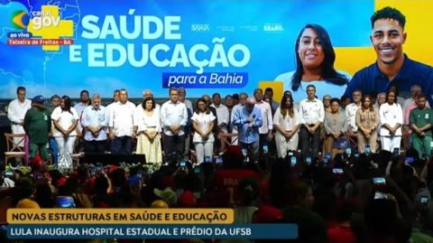 Em visita à Bahia, Lula pede um minuto de silêncio às vítimas do RS