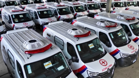 Governo entrega 150 veículos para reforçar frota de saúde nos municípios baianos