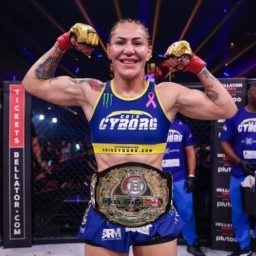 Finalmente! Cris Cyborg anuncia adversária de seu retorno ao MMA: ‘Contrato assinado’