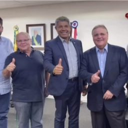 Em almoço com Jerônimo, irmãos Vieira Lima buscam acertar ponteiros para as eleições municipais