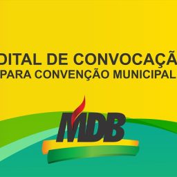 MDB convida toda comunidade para convenção municipal em Ibirataia