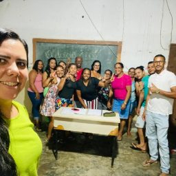 Ariella Calheira cumpre agenda de visitas na zona rural de Gandu