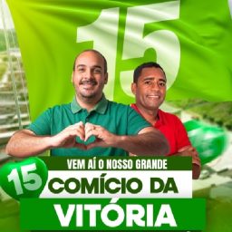 Gabriel de Parísio e Álvaro realizam comício da vitória neste domingo (29) em Wenceslau Guimarães