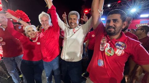 Governador Jerônimo Rodrigues reforça apoio a Bêda em evento político em Ubaitaba