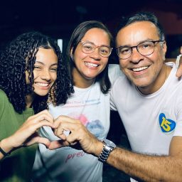 Sandro Futuca e Caio Pina realizam visita empolgante no Bairro Mirassol em Ibirataia