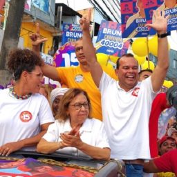 Em Santa Mônica, Geraldo diz que o jogo virou: ‘Nós vamos sair vitoriosos das urnas’